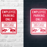 Reflective Aluminum Sign